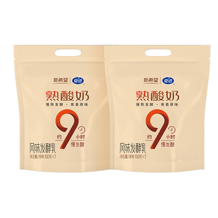 新希望夏进袋装熟酸奶风味发酵乳100g*7*2