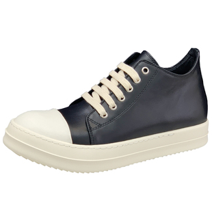 ro鞋男低帮真皮厚底增高暗黑主线板鞋运动休闲鞋高街宽鞋带板鞋女