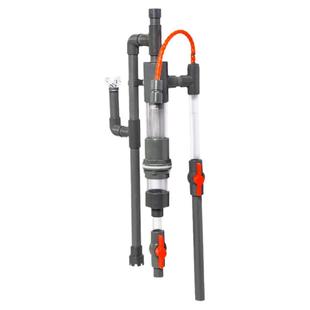 鱼缸虹吸管进出水系统免打孔过滤器底滤箱鱼便分离器除油膜虹吸壶