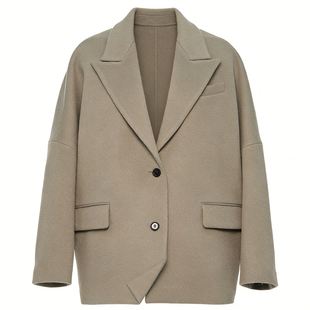 【现货】PUSHBUTTON 25FW 宽松单排扣夹克羊毛西装外套 DOUBLEBOO