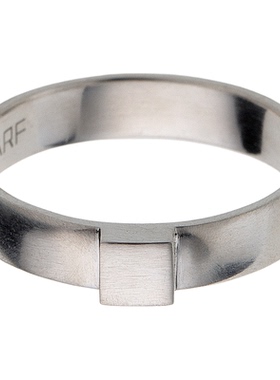 WHITEDWARF小方立体戒指925银