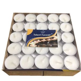 正品达伦特100只保温茶蜡铝壳蜡烛无烟无味煮茶浪漫4-8小时家用