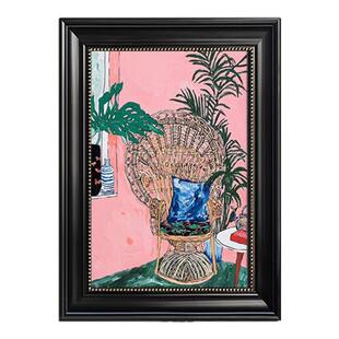 马蒂斯挂画复古法式小众抽象派油画客厅走廊过道装饰画玄关柜壁画