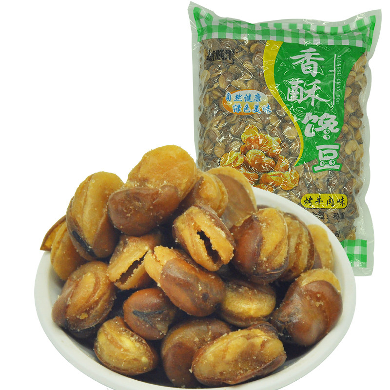 酥香园蚕豆兰花豆四斤装特产油炸豆类制品