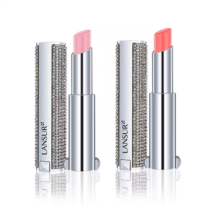 【兰瑟变色唇膏】兰瑟温变润色唇膏保湿滋润兰瑟凝光精油变色唇膏