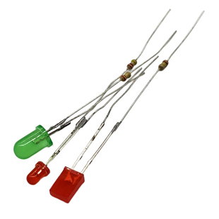 【220V】257方形发光二极管电源指示灯 led灯珠扁方形led指示灯泡