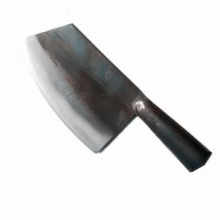 聋哑刀厂炮弹钢手工锻打杀鱼刀尖头水产剖鱼刀切肉片鱼锋利铁菜刀