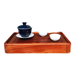 花梨木茶盘家用现代简约干泡台小型实木沥水托盘储水茶盘长方形