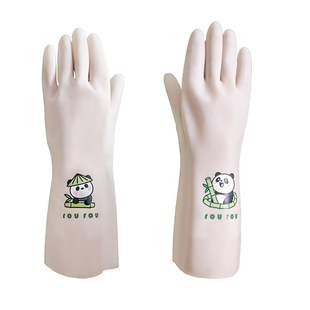 舍里防滑丁腈洗碗手套洗衣服防水家用轻薄亲肤耐磨加厚家务手套女