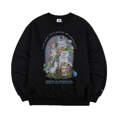 SCULPTOR赵露思同款圆领女士卫衣