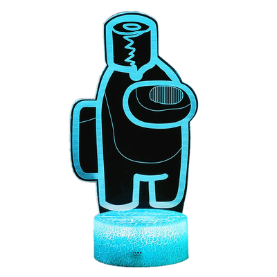 amongus太空狼人杀LED创意小夜灯