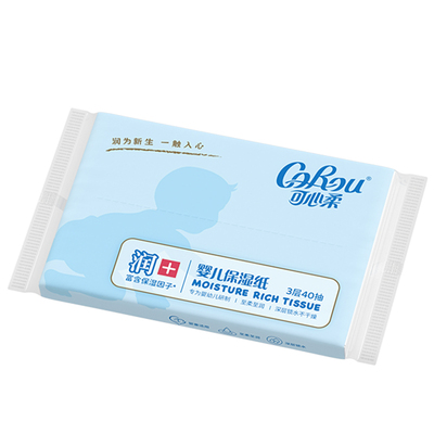 可心柔婴儿云柔巾40抽1包