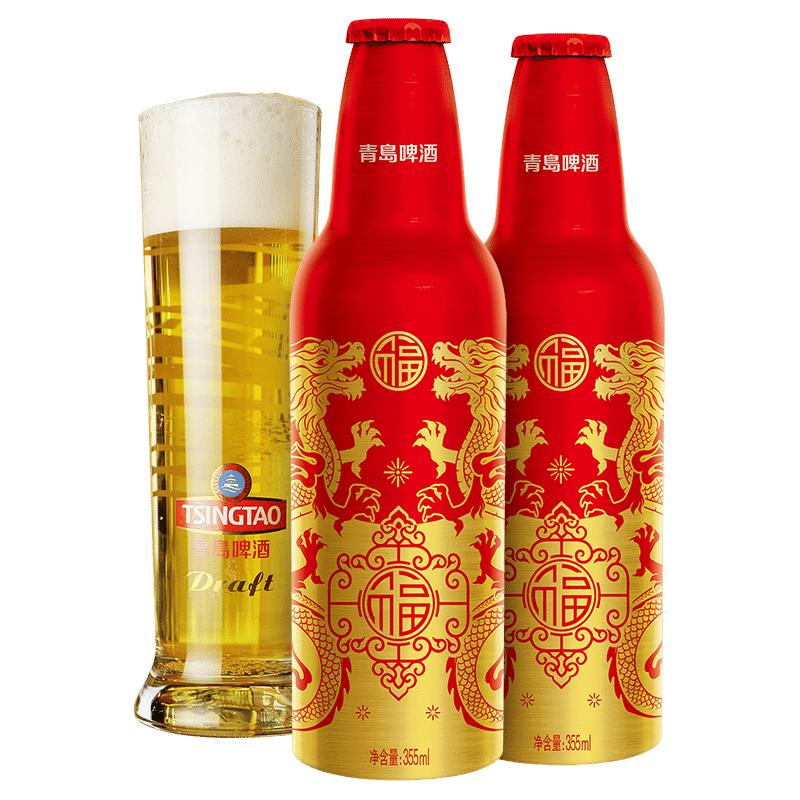 青岛啤酒鸿运当头龙年生肖 355ml*12瓶