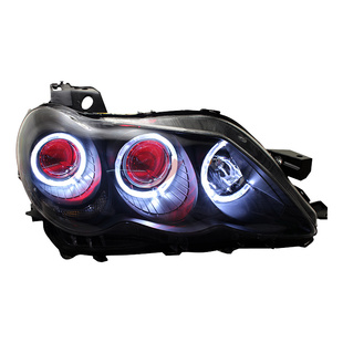 适用丰田老锐志大灯改装总成led透镜日行转向灯恶魔眼配件姥姥锐