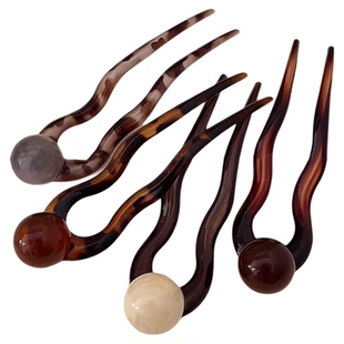 中式复古u型发簪女2025新款新中式盘发簪子简约气质发钗簪子头饰