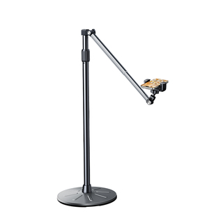 雪奈儿直播支架手机专用落地俯拍桌面拍摄视频vlog立式可伸缩自拍杆360度旋转悬臂摇臂床边床上躺着支撑架子