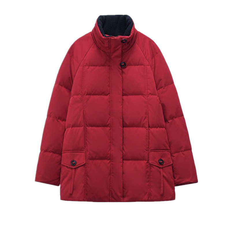 特大码显瘦韩系胖mm白鸭绒羽绒服