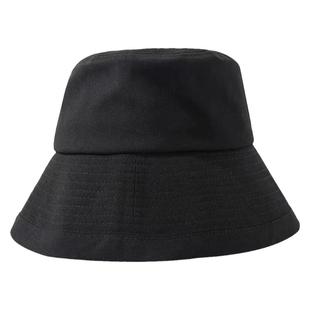 夏季日常出游百搭渔夫帽子女网红防晒显脸小盆帽逛街遮阳水桶帽潮