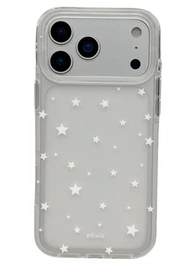 MoreRex ins风小众简约半透磨砂五角星适用苹果17手机壳iphone16promax新款15pro手拎挂绳14防摔保护套13女17