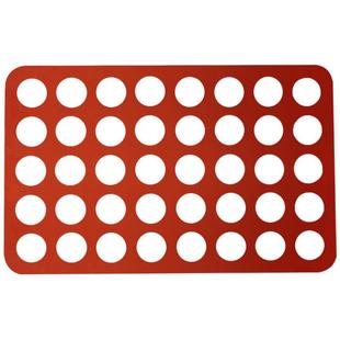 三能模具 24连40连圆型瓦片酥模SN0562 圆形硅胶模 薄饼模SN0561