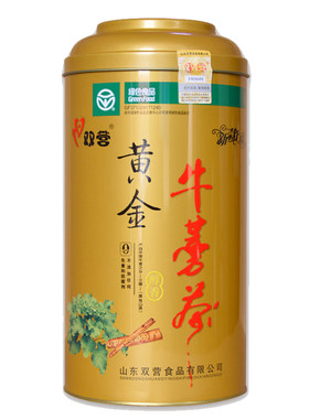 山东双营黄金牛蒡茶发酵型500G