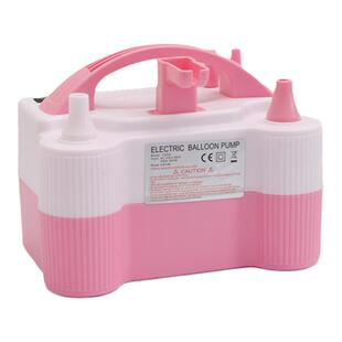 电动气球打气筒充气泵双孔双层吹气球机工具便携式长条气球打气机