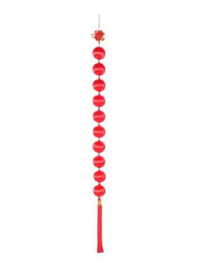 2026新款新年丝光球灯笼串