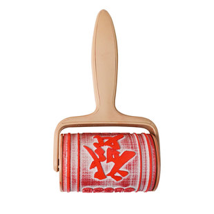 滚轮印章滚筒拓印木刻版画印刷术手工diy景区文创店打卡盖章红包