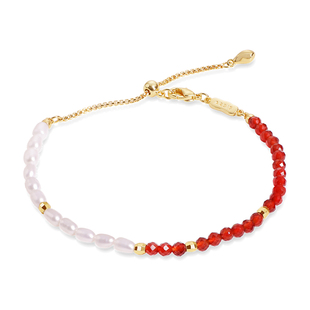 ARSIS新年鸿运拼接手链本命年红色礼物简约红绳红玛瑙女新款