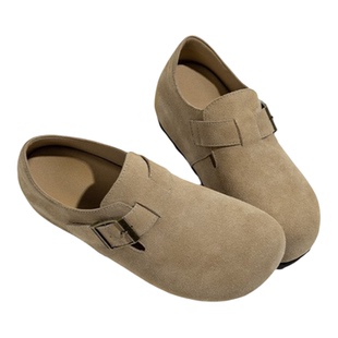 313233小码勃肯鞋女内增高女鞋2026春夏季新款一脚蹬懒人单鞋真皮