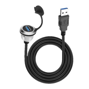 面板安装M22金属圆形RJ45网口USB母座航空插座数据信号DATA连接器