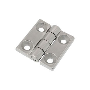 304不锈钢合页平开锌合金机床工业40/50铰链设备柜门重型加厚五金