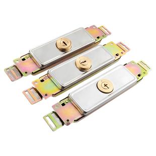 卷帘门卷闸门锁商铺店面车库门市通用老式卷门锁配6把钥匙拉杆锁