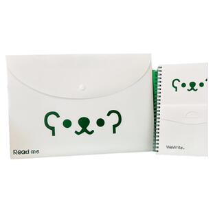 台湾富美高资料册试卷夹文件袋怪可爱系列新品学生用卡通多色A4资料夹白色学习分类大容量试卷夹