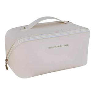 化妆包女2025新款便携式大容量手提化妆刷收纳包高端旅行洗漱包袋