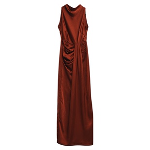 IRISY「红绯」新娘红色晨袍改良新中式订婚礼服裙敬酒服女连衣裙