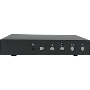 VGA画面分割器2路HDMI工业相机二台电脑分屏PC信号图像合成器产线