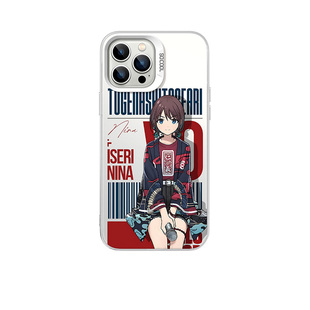 适用苹果17手机壳gbc哭泣少女iphone16e彩银外壳13promax磨砂15plus散热14pro手机套12mini防摔11二次元8plus