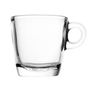 Ocean进口玻璃咖啡杯子精致意式浓缩杯专用杯碟欧式套装