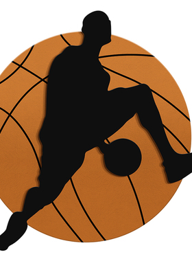 nba篮球男孩儿童房装饰画卧室床头发光led灯画客厅背景墙挂画玄关