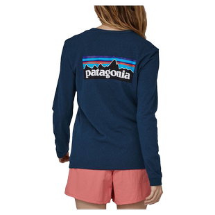 Patagonia巴塔哥尼亚女子T恤长袖圆领套头春秋打底衫户外休闲衣