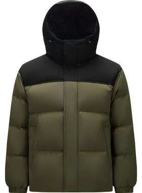 森马正肩外套潮防水防风羽绒服男