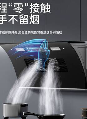 新飞油烟机家用厨房出租房侧吸式抽油烟机自动清洗大吸力吸油烟机