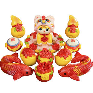 盖盖有口福非遗传统胶东花饽饽马年年货送礼花饽饽馒头面食礼盒