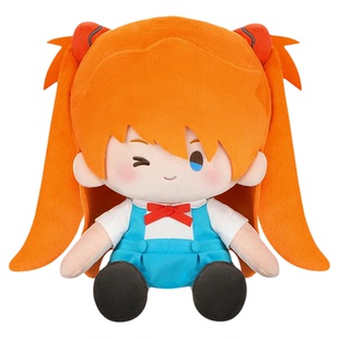 灵动创想新世纪福音战士EVA明日香玩偶大号28CM正版毛绒周边公仔