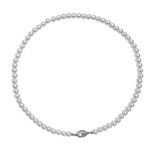 西大班 倪妮同款人造澳白珍珠项链女轻奢仿天然海水极光锁骨颈链