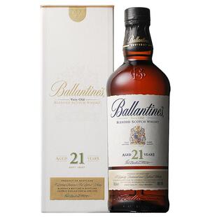 百龄坛Ballantine's 21年 苏格兰调和威士忌进口洋酒欧洲版 700ml