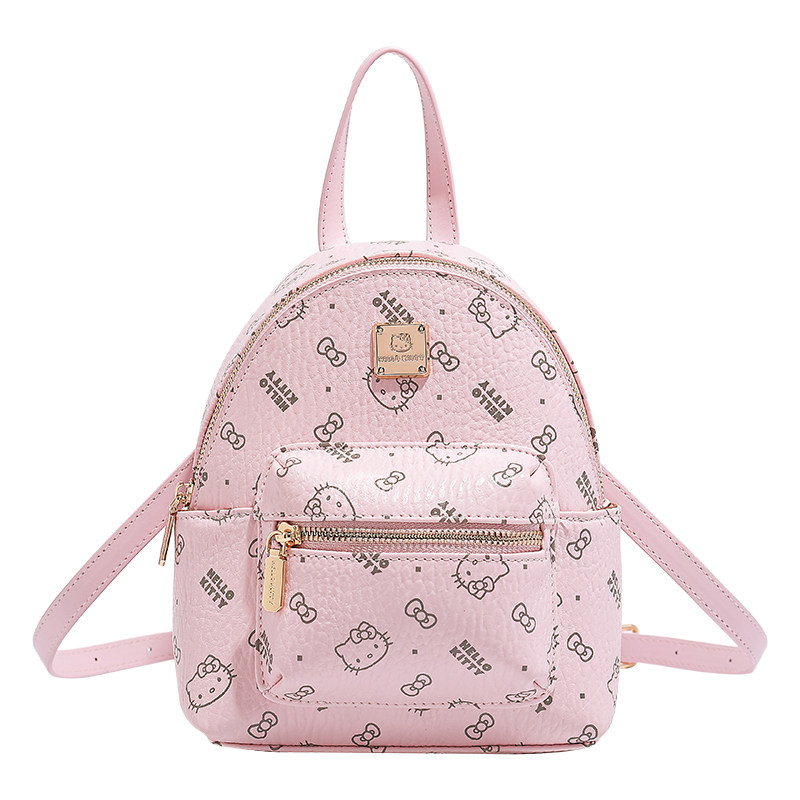 HelloKitty凯蒂猫双肩包时尚印花链条女包包设计感百搭迷你小背包