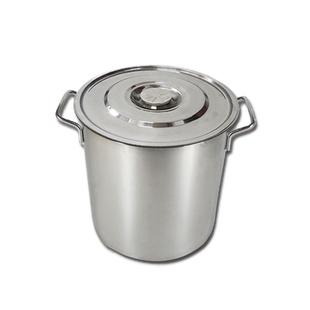 不锈钢大桶大容量带盖家用水桶吊桶汤桶卤肉桶加厚汤锅商用特厚