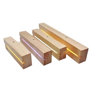 亚克力网红锤子琉璃玻璃画七彩底座情人节情侣礼物发光充电底座